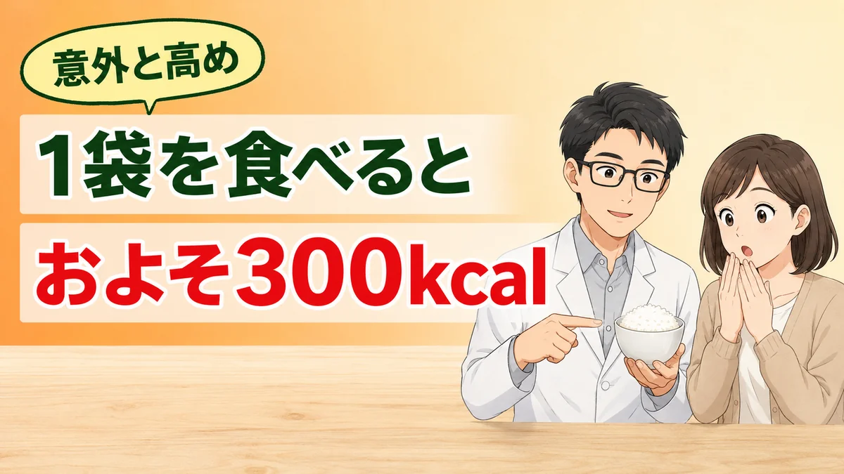 ランチパック1袋を食べるとおよそ300kcal