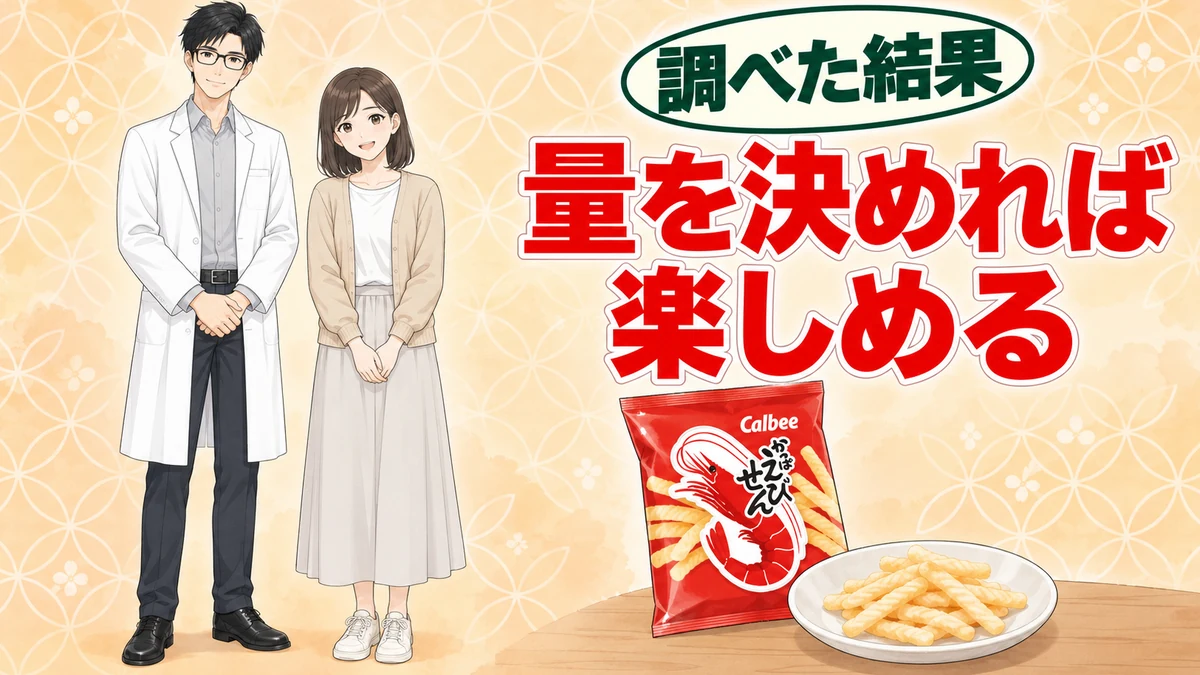 かっぱえびせんは食べる量を決めれば楽しめる