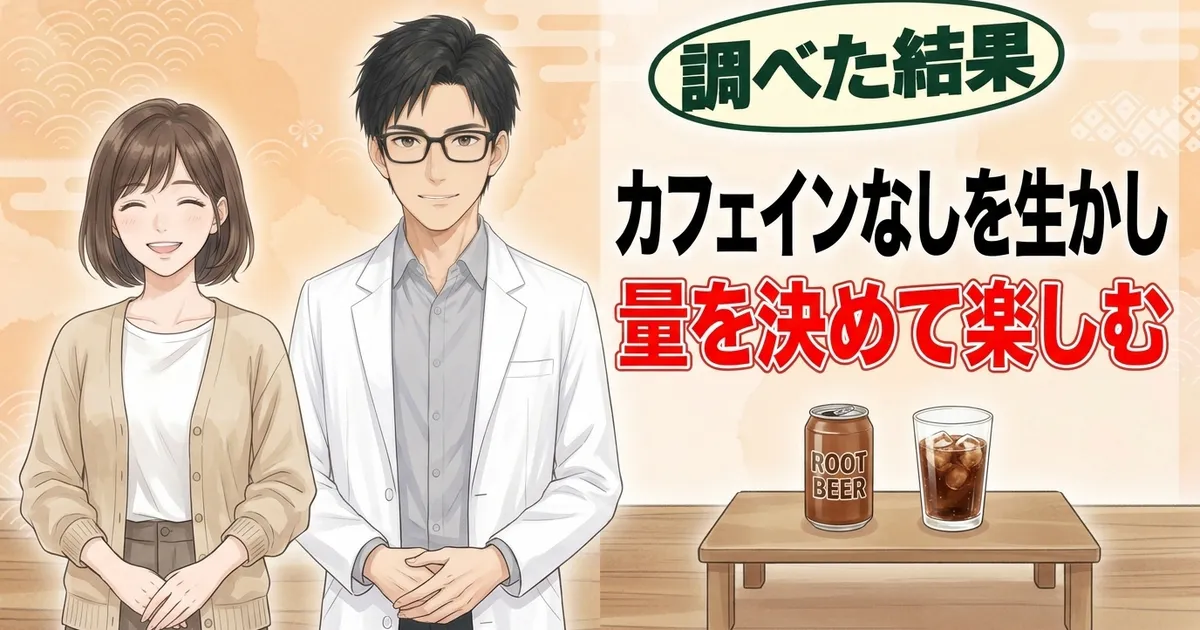 カフェインなしを生かし量を決めて楽しむ